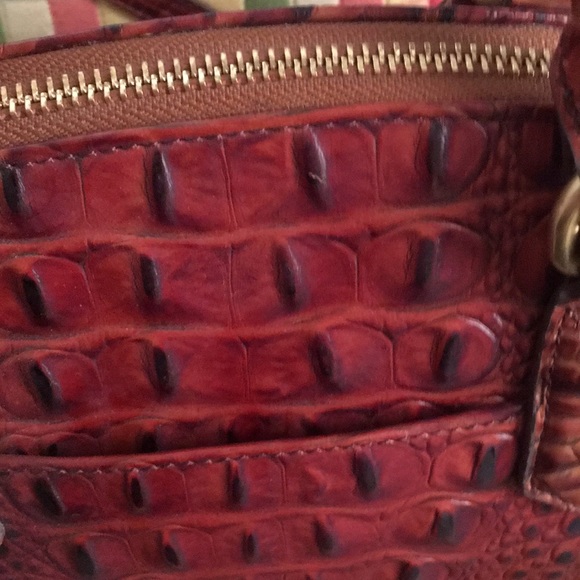 Final sale New Brahmin Large Duxbury Satchel pecan Melbourne bag - Picture 8 of 11